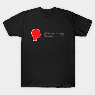 One Way Or Another - Red Face T-Shirt